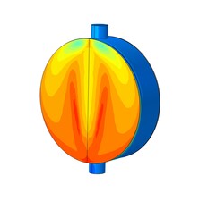 Multiphysics model for detailed analysis of Zn-Air Flow Batteries