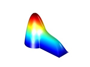 Shape of a static meniscus pinned at the contact line from Young-Laplace equation