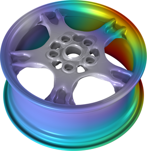 Wheel Rim — Topology Optimization with Milling Constraints