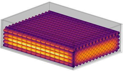 Modelling of a sintering furnace using COMSOL Multiphysics®