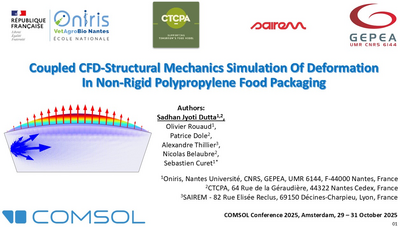 Coupled CFD–Structural Mechanics Simulation of Deformation in Non-Rigid ...