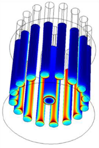 Electrical and Thermal Modeling of a Molten Salt Electro-Refiner