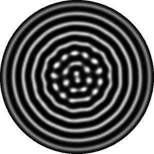 Growth Mode Selection of Radially Growing Turing Patterns