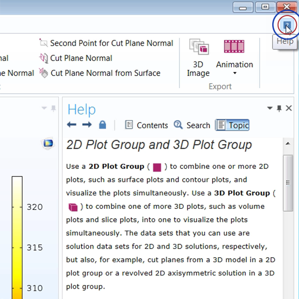 Using the Help Tools in COMSOL®