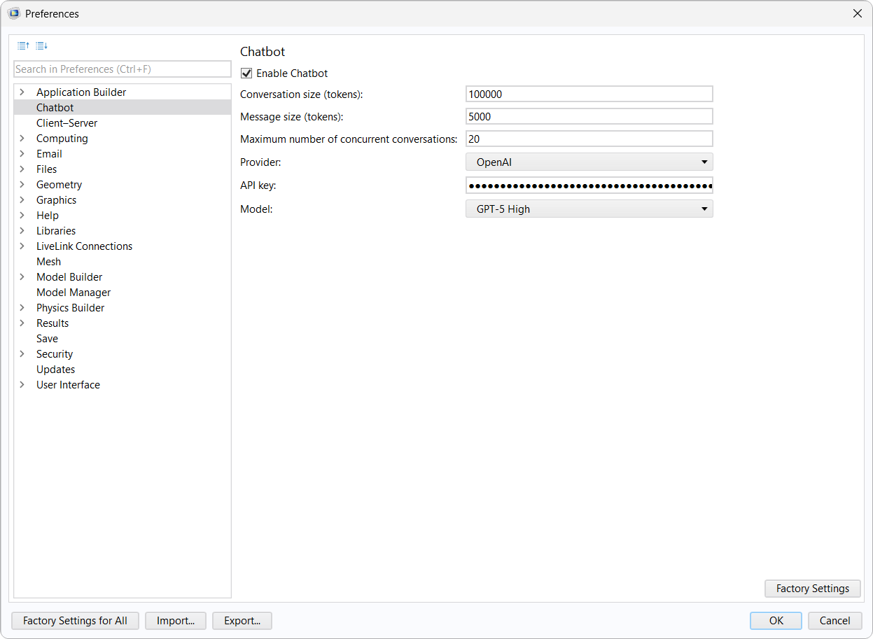 Obtaining Chatbot Configuration Information