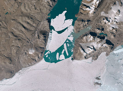 粘弾性モデリングによるグリーンランドの氷河の氷の喪失の予測