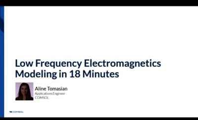Modeling Low-Frequency Electromagnetics with COMSOL®